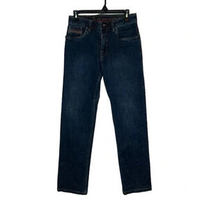 Prana Men’s Breathe Straight Fit Dark Wash Denim Jeans Size 32 Casual Weekend